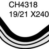 Hose - Heater SAAB 900/900S 2.0L B202 B212 CH4318 - MACKAY