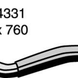 Hose - Bottom NISSAN ALTIMA 4CYL CH4331 - MACKAY