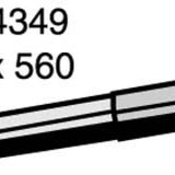 Hose - Bottom MAZDA 626 2.5L KL CH4349 - MACKAY