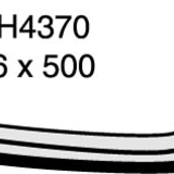 Hose - Top NISSAN Micra 1.0 1.2 1.3L CH4370 - MACKAY