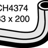 Hose - Bottom TOYOTA Dyna 2.2L 4Y CH4374 - MACKAY