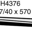 Hose - Bottom BMW M30B34 12V SOHC CH4376 - MACKAY