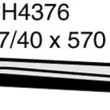 Hose - Bottom BMW M30B34 12V SOHC CH4376 - MACKAY