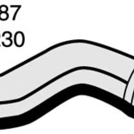 Hose - Top TOYOTA HiAce 2.5L 2KD-FTV CH4387 - MACKAY