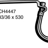 Hose - Top BMW 730i E32 CH4447 - MACKAY