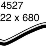 Hose - Heater BMW M52B20 M54B22 B25 B28 CH4527 - MACKAY