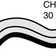 Hose - Bottom HONDA 2.4L K24A 01/02-07 CH4610 - MACKAY