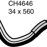 Hose - Top MITSUBISHI 2.0L 07-On CH4646 - MACKAY