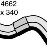 Hose - Top TOYOTA 2.5L Turbo Diesel 05-07 CH4662 - MACKAY