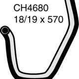 Hose - Heater HYUNDAI 2.9L 4cyl 07-On CH4680 - MACKAY