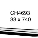 Hose - Bottom TOYOTA 1GR-FE 2008-On CH4693 - MACKAY