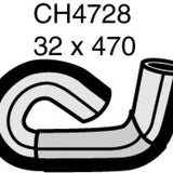 Hose - Top HOLDEN OPEL X20DT Y20DT DIESEL CH4728 - MACKAY