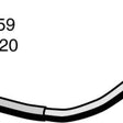 Hose - Heater NISSAN YD25 2.5L T/Diesel CH4759 - MACKAY