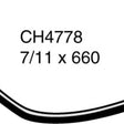 Hose - Bypass HOLDEN Z18XE 16V DOHC CH4778 - MACKAY