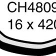 Hose - Heater TOYOTA Hilux 1KDF-TV CH4809 - MACKAY