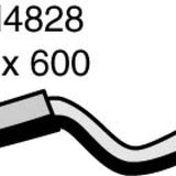 Hose - Heater KIA Cerato LD MY06 2.0L 4 Cyl CH4828 - MACKAY