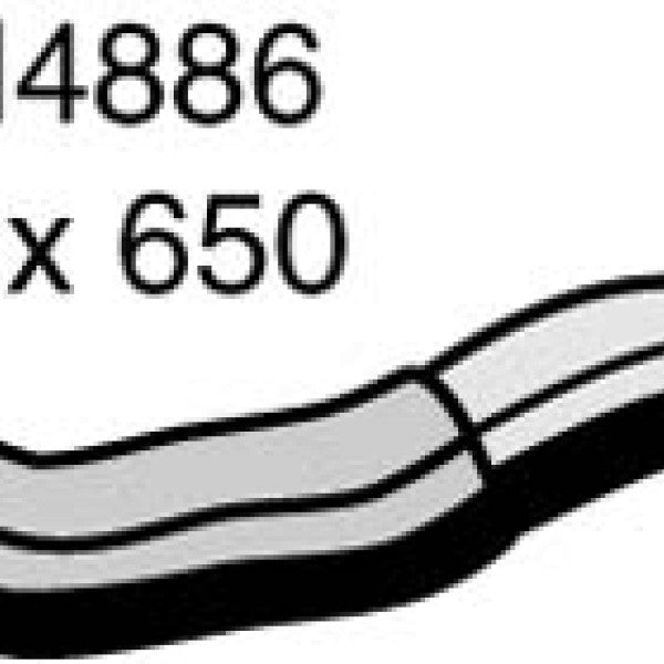 Hose - Bottom LEXUS GS300 2J-GE 3.0L 00-05 CH4886 - MACKAY