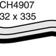 Hose - Bottom TOYOTA 2AZFE KLUGER HIGHLANDER CH4907 - MACKAY