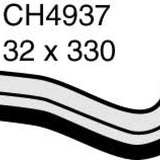 Hose - Top TOYOTA 2C SOHC 8V CH4937 - MACKAY