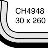 Hose - Top AUSTIN HEALEY 2.9L 6 CYL OHV CH4948 - MACKAY