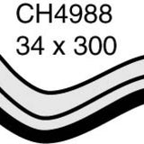 Hose - Top MAZDA 13B-REW 2 ROTOR TURBO CH4988 - MACKAY