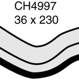Hose - Top TOYOTA 1KE-TE SOHC 8V CH4997 - MACKAY