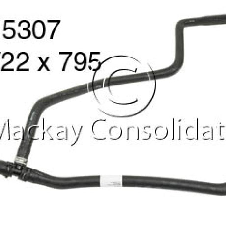 Hose - Heater FORD Endura-E 8V OHV CH5307 - MACKAY