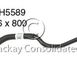 Hose - Bypass MAZDA LFDE DOHC 16V CH5589 - MACKAY