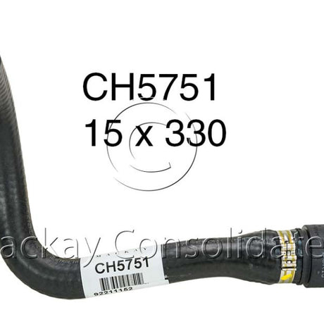 Hose - Heater HOLDEN 3.6L LCA H9 V6 24V DOHC CH5751 - MACKAY