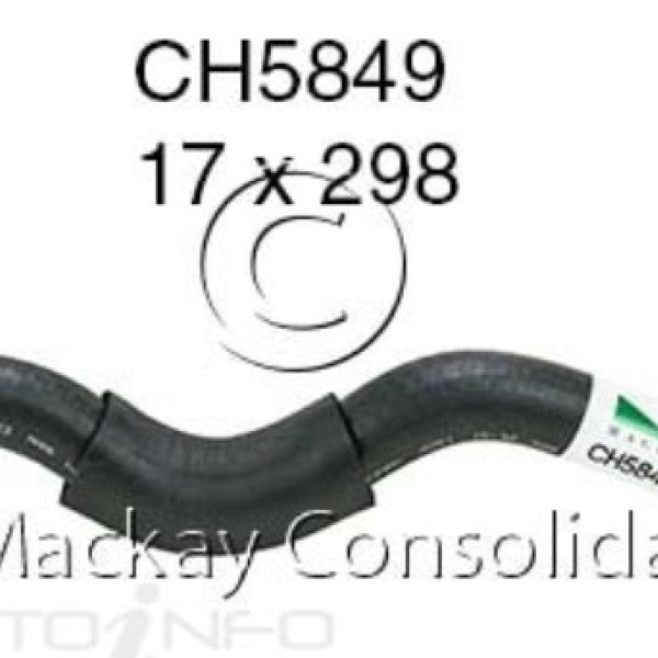 Hose - Heater HYUNDAI G4FA G4FC DOHV 16V VVT CH5849 - MACKAY