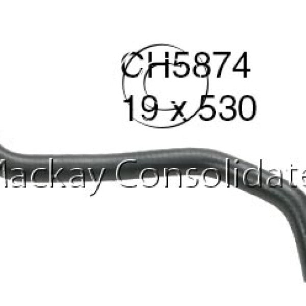 Hose - Heater HONDA K24A6 16V DOHC VTEC CH5874 - MACKAY