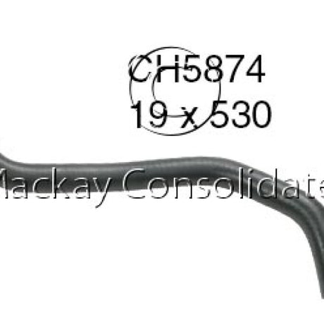 Hose - Heater HONDA K24A6 16V DOHC VTEC CH5874 - MACKAY
