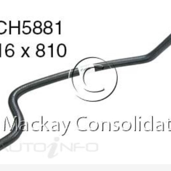 Hose - Heater HOLDEN 4.2L 253 5.0L 308 V8 CH5881 - MACKAY