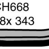Hose - Top MITSUBISHI Valiant 8 Cyl CH668 - MACKAY