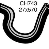 Hose - Bottom NISSAN 1000 B10 CH743 - MACKAY