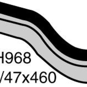 Hose - Bottom FORD Falcon/Fairlane 3.3L 4.1L CH968 - MACKAY