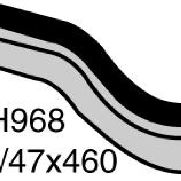 Hose - Bottom FORD Falcon/Fairlane 3.3L 4.1L CH968 - MACKAY