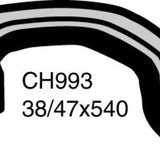 Hose - Bottom FORD Falcon/Fairlane 3.3L 6Cyl CH993 - MACKAY