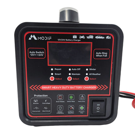 12V 24V Car Battery Charger Fit For Lead-acid Batteries Repair Boat Caravan Truck - Machter