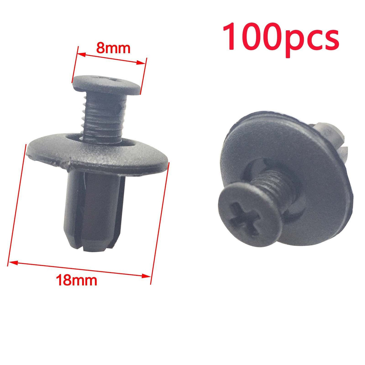 Bumper Clip Inner Guard Radiator Cowl Air Box Scrivet Fit For Holden VP VR VS VZ 100pcs CLIP-003 - Machter