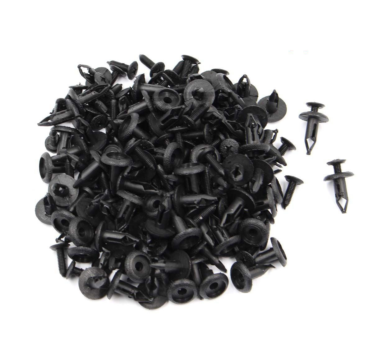 Scrivet Clip 6mm Radiator Cowl Inner Guard Air Intake Pipe Stone Tray 100pcs CLIP-FD003 - Machter