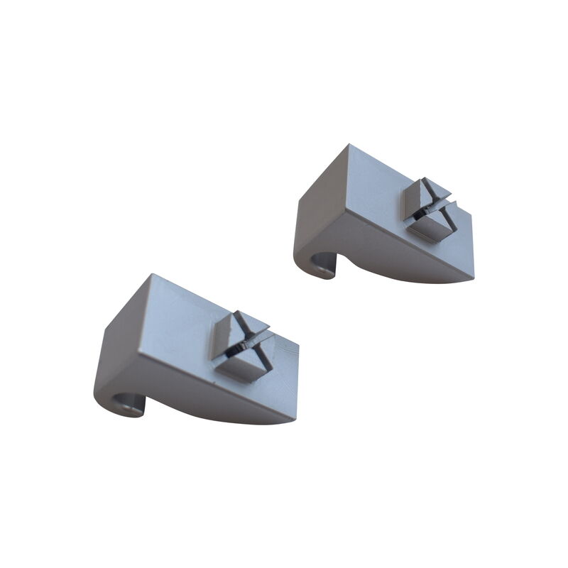 2 x Sunvisor Bracket Clip Fit For Holden Commodore VB VC VH VK VL Silver CLIP-VB001silver - Machter