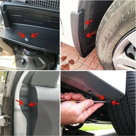 190Pieces Car Body Trim Clips Retainer Rivets Screw Panel Push Fastener Bumper - Machter