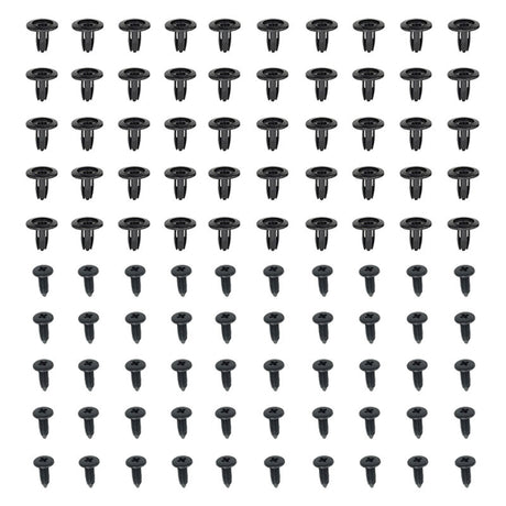 190Pieces Car Body Trim Clips Retainer Rivets Screw Panel Push Fastener Bumper - Machter
