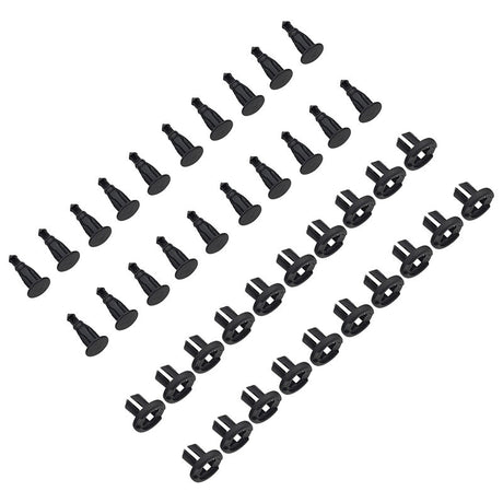 190Pieces Car Body Trim Clips Retainer Rivets Screw Panel Push Fastener Bumper - Machter