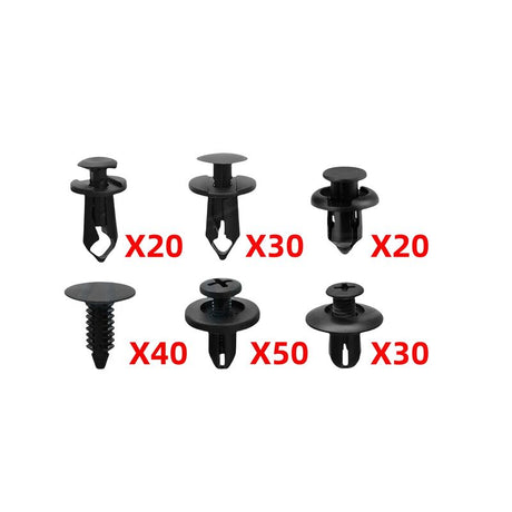 190Pieces Car Body Trim Clips Retainer Rivets Screw Panel Push Fastener Bumper - Machter