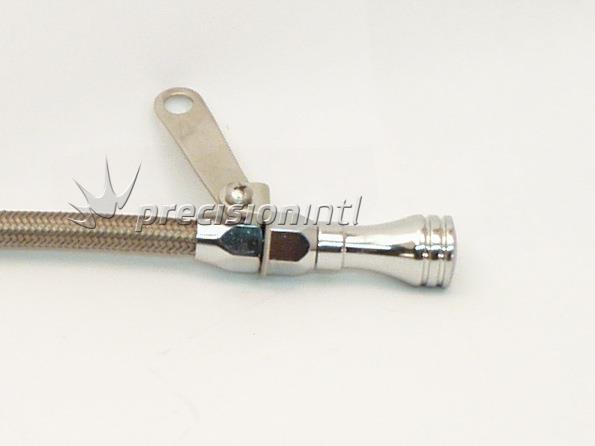 Universal 1/4" NPT Dipstick Kit Braided Flexible Screw In Style CN20854 - Canton Racing Products - Oil System Components - Canton Racing Products