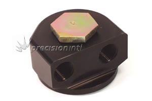 Remote Oil Filter Adapter 90 Rotating 22MM Late Ford CN22598 - Canton Racing Products - Oil System Components - Canton Racing Products