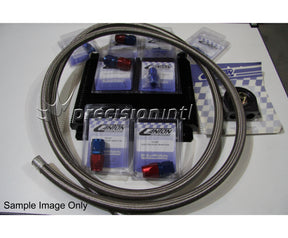 Oil Cooler Kit 8.00 in. x 11.00 in x 1.50 in CN22710 - Canton Racing Products - Oil Coolers & Lines - Canton Racing Products