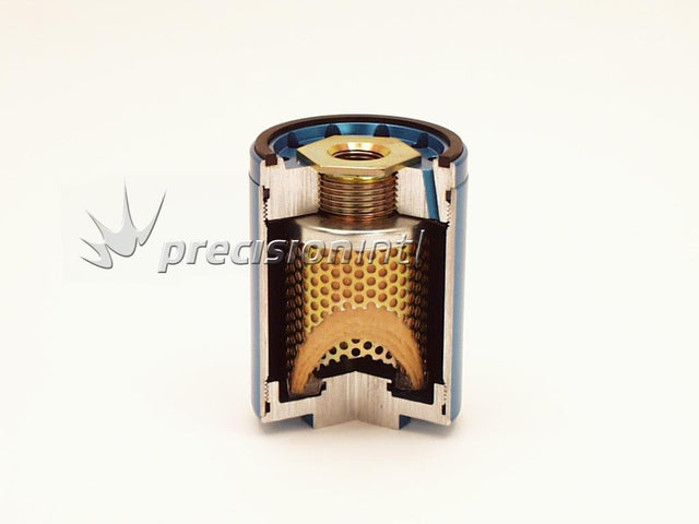 Billet Oil Filter Housing 6 1/4¨ Tall 18MM Thread CN25452 - Canton Racing Products - Oil System Components - Canton Racing Products